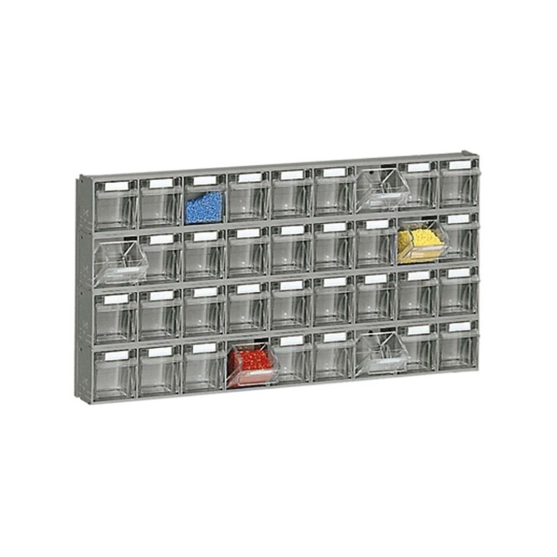 Wall Shelving For Practibox with Practibox (4x9)