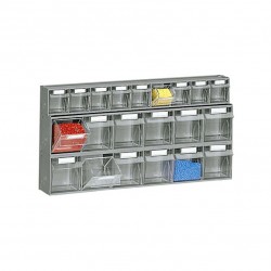 Wall Shelving For Practibox with Practibox (1x9, 2x6)