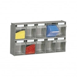 Wall Shelving With base For Practibox with Practibox (2x5)
