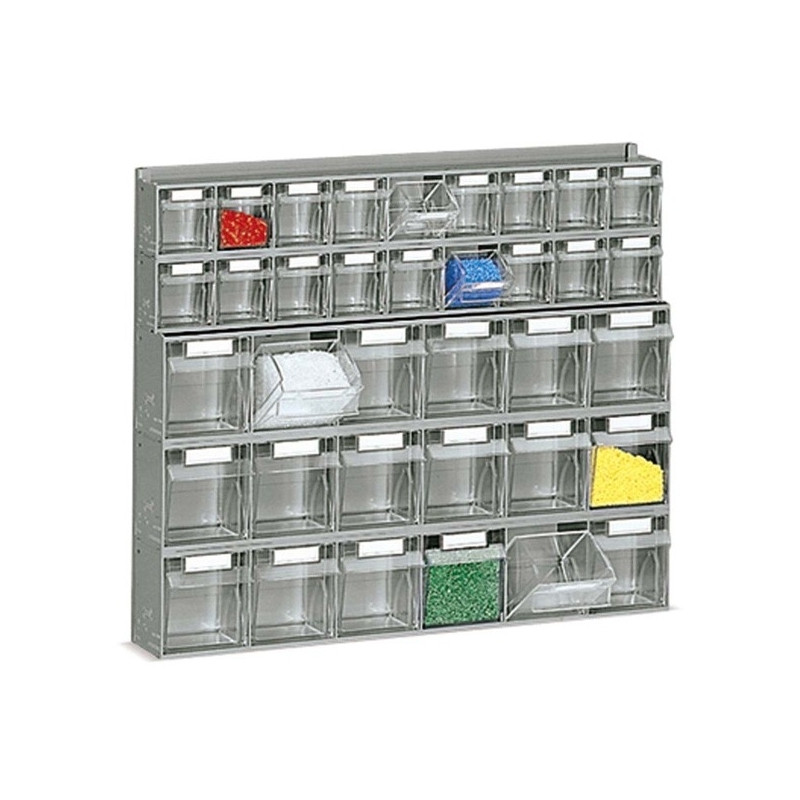 Wall Shelving For Practibox with Practibox (2x9, 3x6)