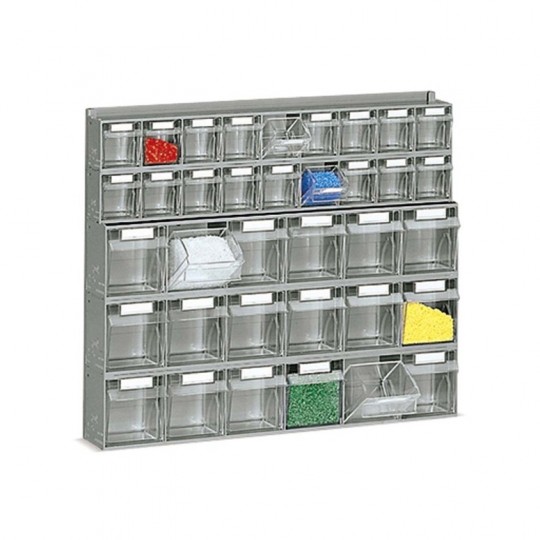 Wall Shelving For Practibox with Practibox (2x9, 3x6)