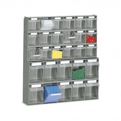Wall Shelving For Practibox with Practibox (3x6, 2x5)