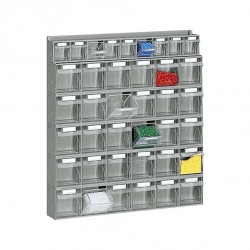 Wall Shelving For Practibox with Practibox (1x9, 5x6)