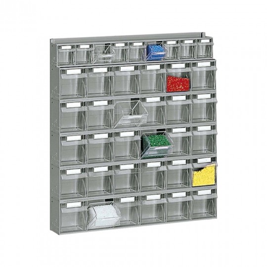 Wall Shelving For Practibox with Practibox (1x9, 5x6)