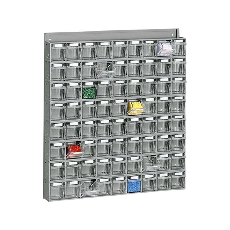 Wall Shelving For Practibox with Practibox (8x9)