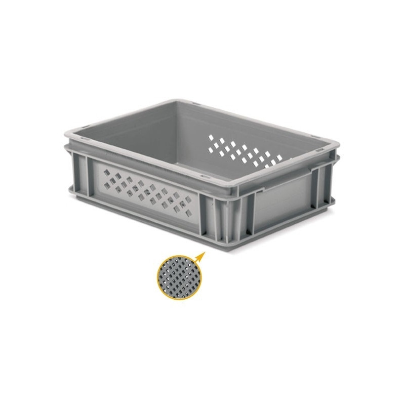 Dėžė Athena serijos, 10L, 400x300x120 mm (16 vnt.), perforuota