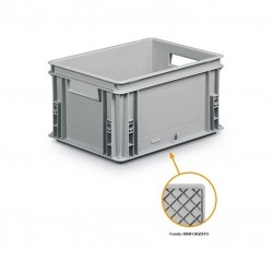 Plastikinė dėžė Athena serijos, 20L, 400x300x220 mm (6 vnt.), sustiprintas dugnas