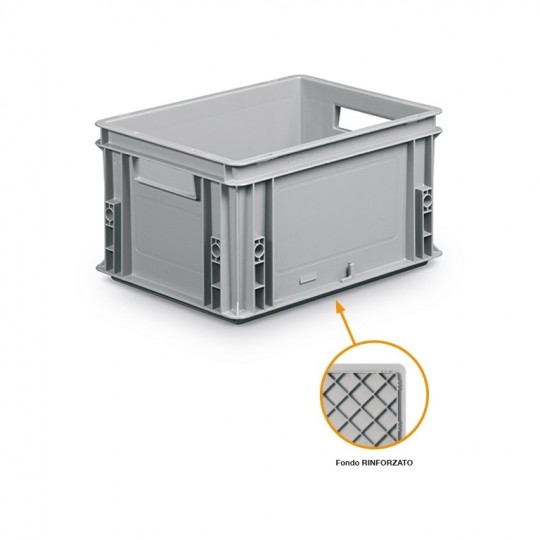 Plastikinė dėžė Athena serijos, 20L, 400x300x220 mm (6 vnt.), sustiprintas dugnas