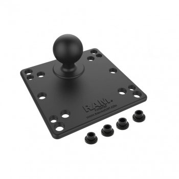 RAM® 100x100 mm VESA plokštė su rutuliuku