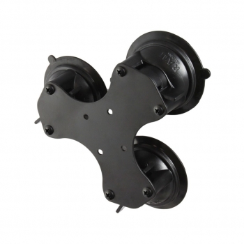 RAM® Twist-Lock™ Triple Suction Cup Base
