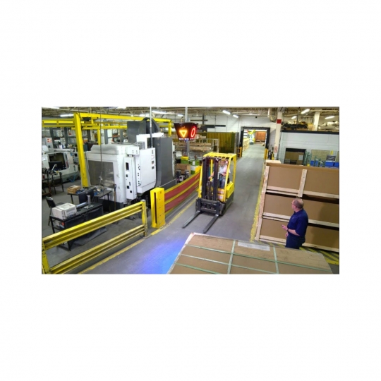 Forklift Warning System Safe-T-Signal with 2-Way Intersection