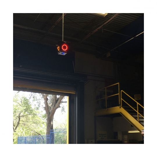 Intersection Traffic Warning System for Warehouses