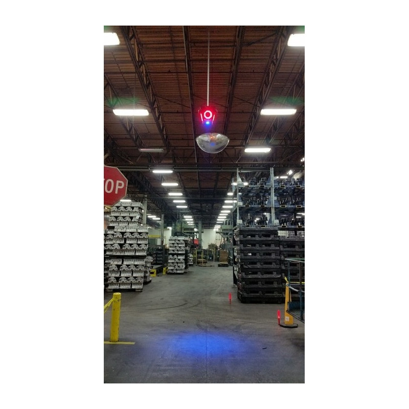 Intersection Traffic Warning System for Warehouses