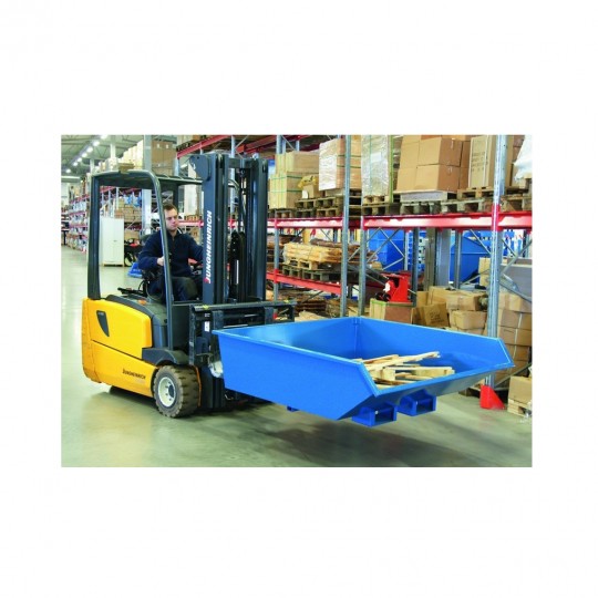 Low tilting skip Tippo, volume 550 L