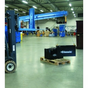 Kranas, 2300 kg, tvirtinamas prie šakių, 3500x500 mm