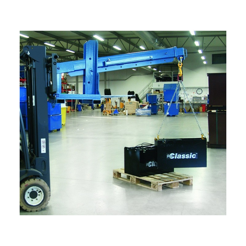 Truck crane, adjustable 2300 kg, 3500x500 mm