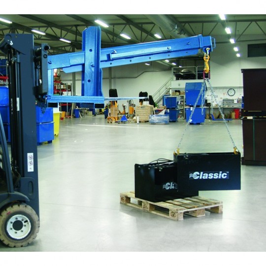 Truck crane, adjustable 2300 kg, 3500x500 mm