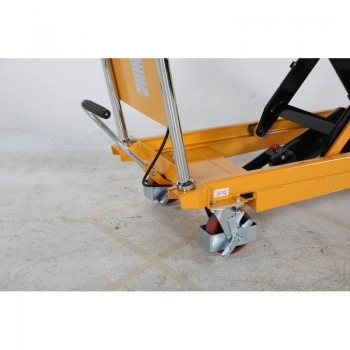 Lifting table double scissors, capacity 350 kg