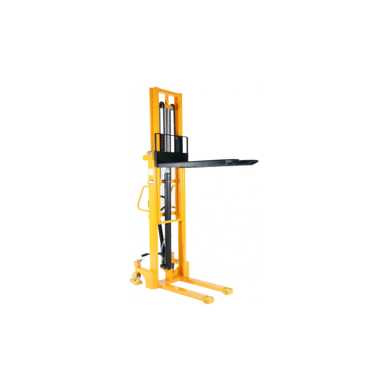 Hydraulic stacker truck with telescopic mast, lift 2500 mm