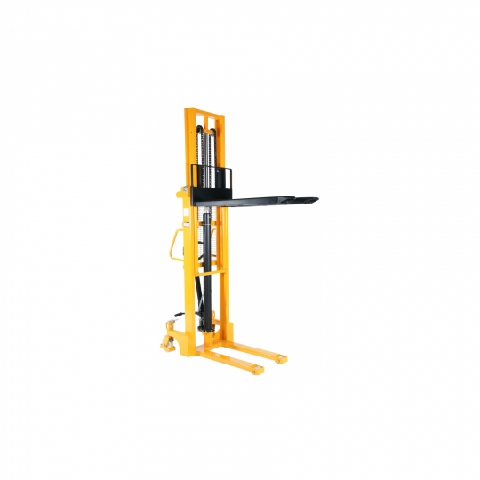 Hydraulic stacker truck with telescopic mast, lift 2500 mm