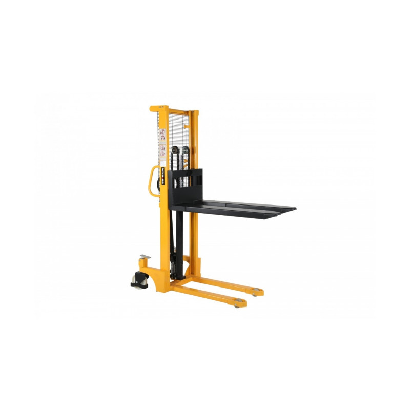 Hydraulic stacker truck with telescopic mast, lift 1600 mm