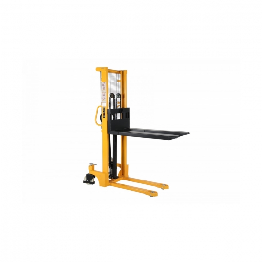 Hydraulic stacker truck with telescopic mast, lift 1600 mm