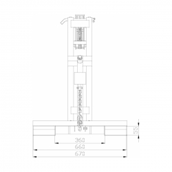 Gnybtas statinėms, viengubas