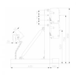 Drum grip unit for 1 drum 1 fat