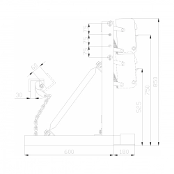 Gnybtas statinėms, viengubas
