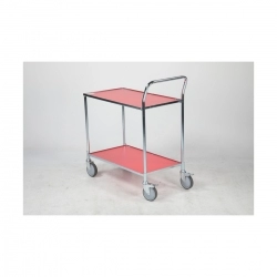 Platform trolley 425x765 mm, red