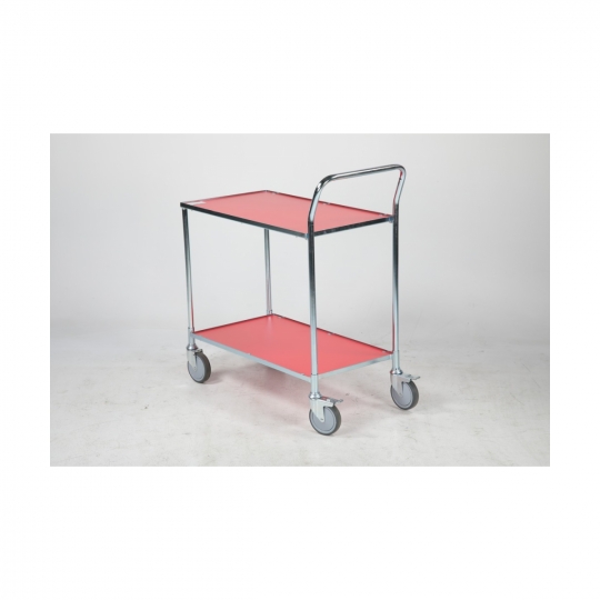 Platform trolley 425x765 mm, red