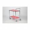 Platform trolley 425x765 mm, red