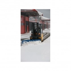 Snow plough with rubber, width 2000 mm