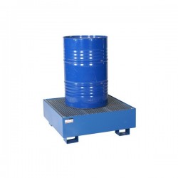 1 drum, standing, open