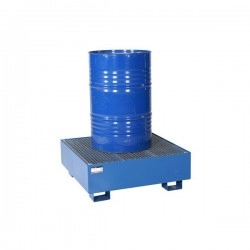 1 drum, standing, open