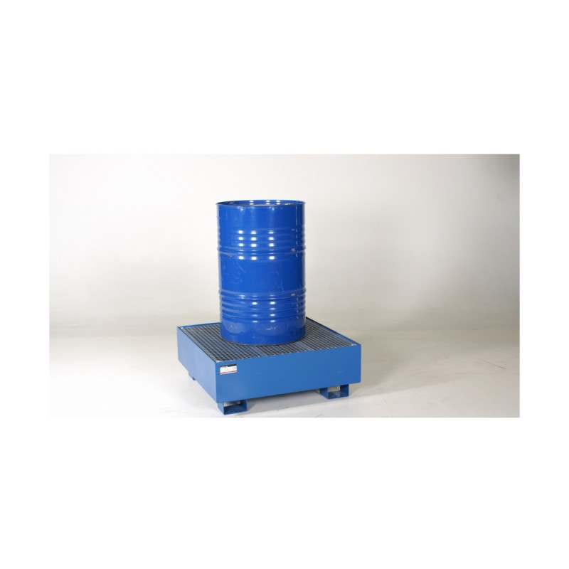 1 drum, standing, open