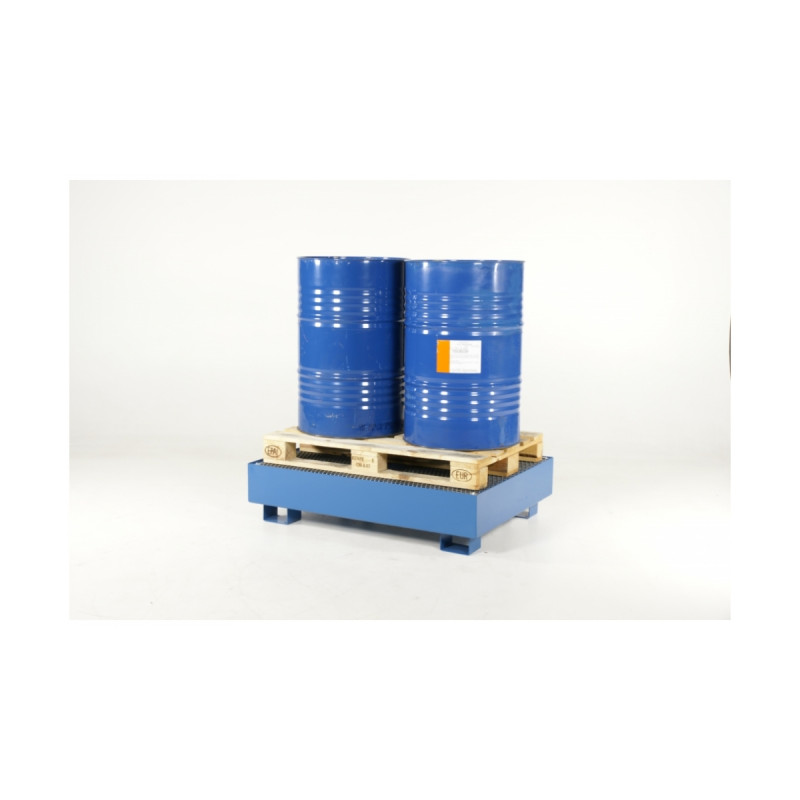 Padėklas su grotelėmis, 2 statinėms