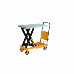 Lifting table with foot pump, capacity 500 kg