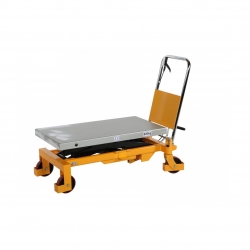 Lifting table with foot pump, capacity 750 kg