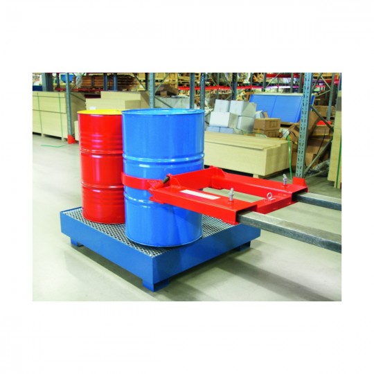 4 drums, standing, open