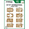 Stencils Kit. No. 1 International