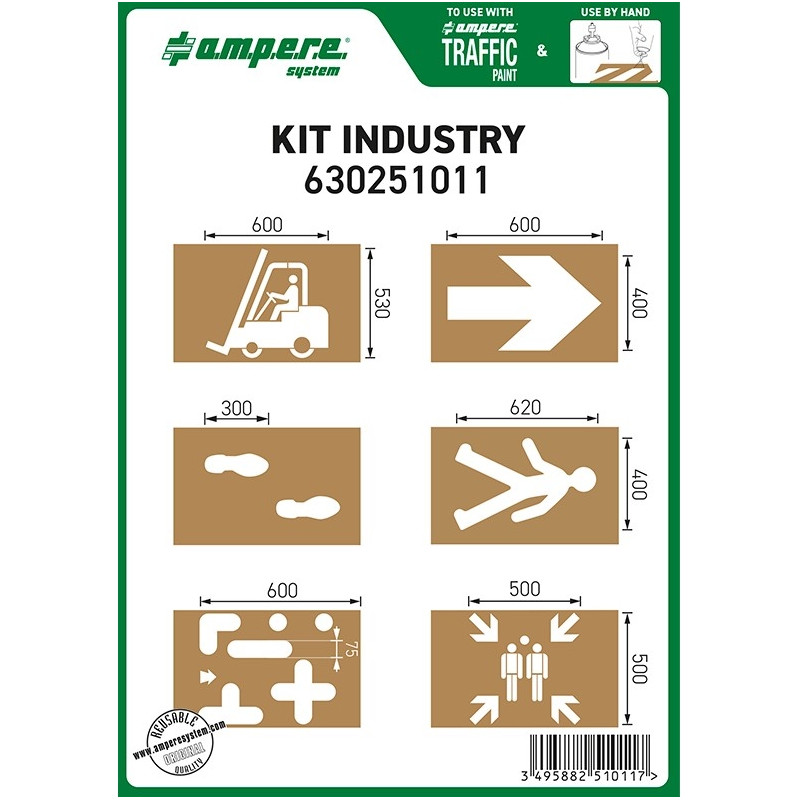 Stencils Kit. Industries