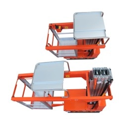 Kompaktiška savaeigė platforma su elektriniu keltuvu Elevah 65 ES Move