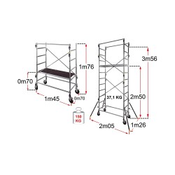 Pastoliai QUAD' UP EVOLUTION