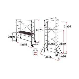 Scaffold QUAD' UP EVOLUTION