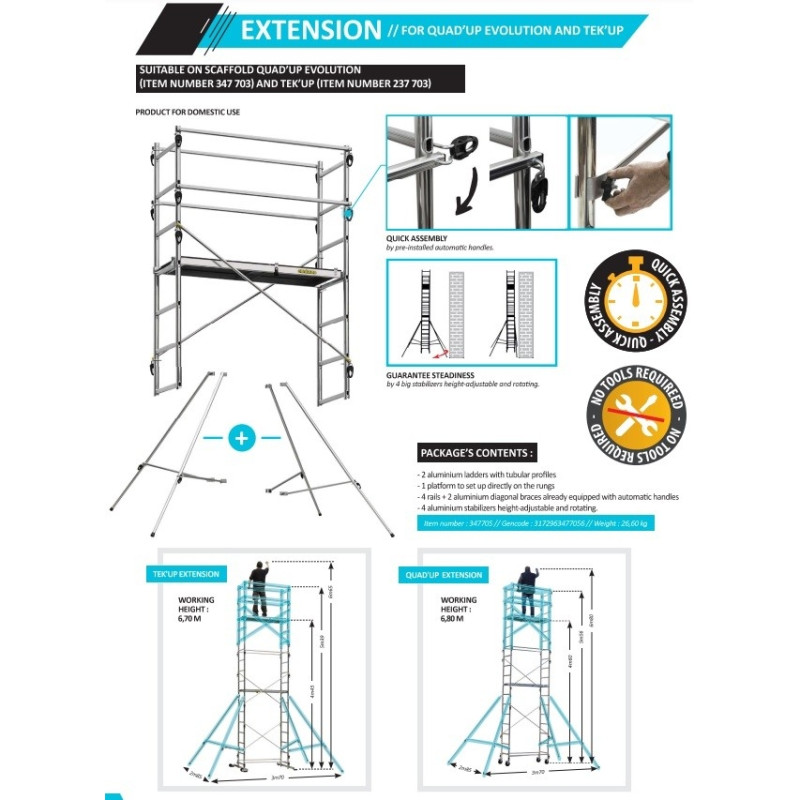 Extension for QUAD UP EVOLUTION