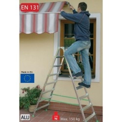 Double-sided access household stepladders 2x6, 150kg
