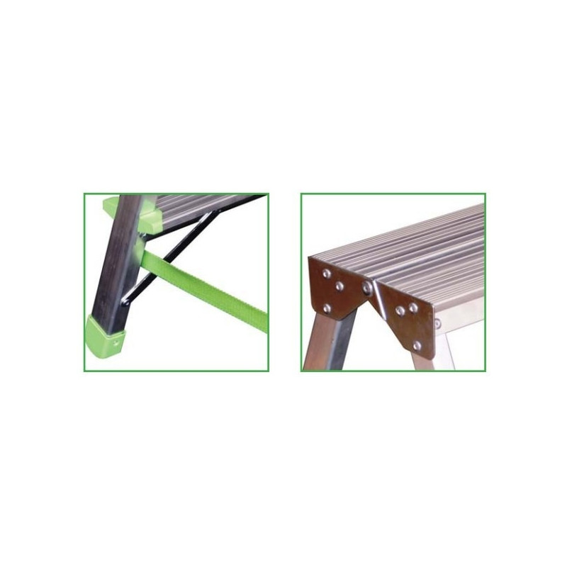 Double-sided access household stepladders 2x6, 150kg