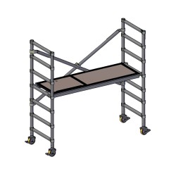 Painters tower ALUSPEED simple width 0.74x2.0 m