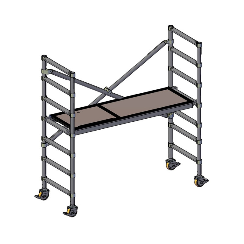 Painters tower ALUSPEED simple width 0.74x2.0 m